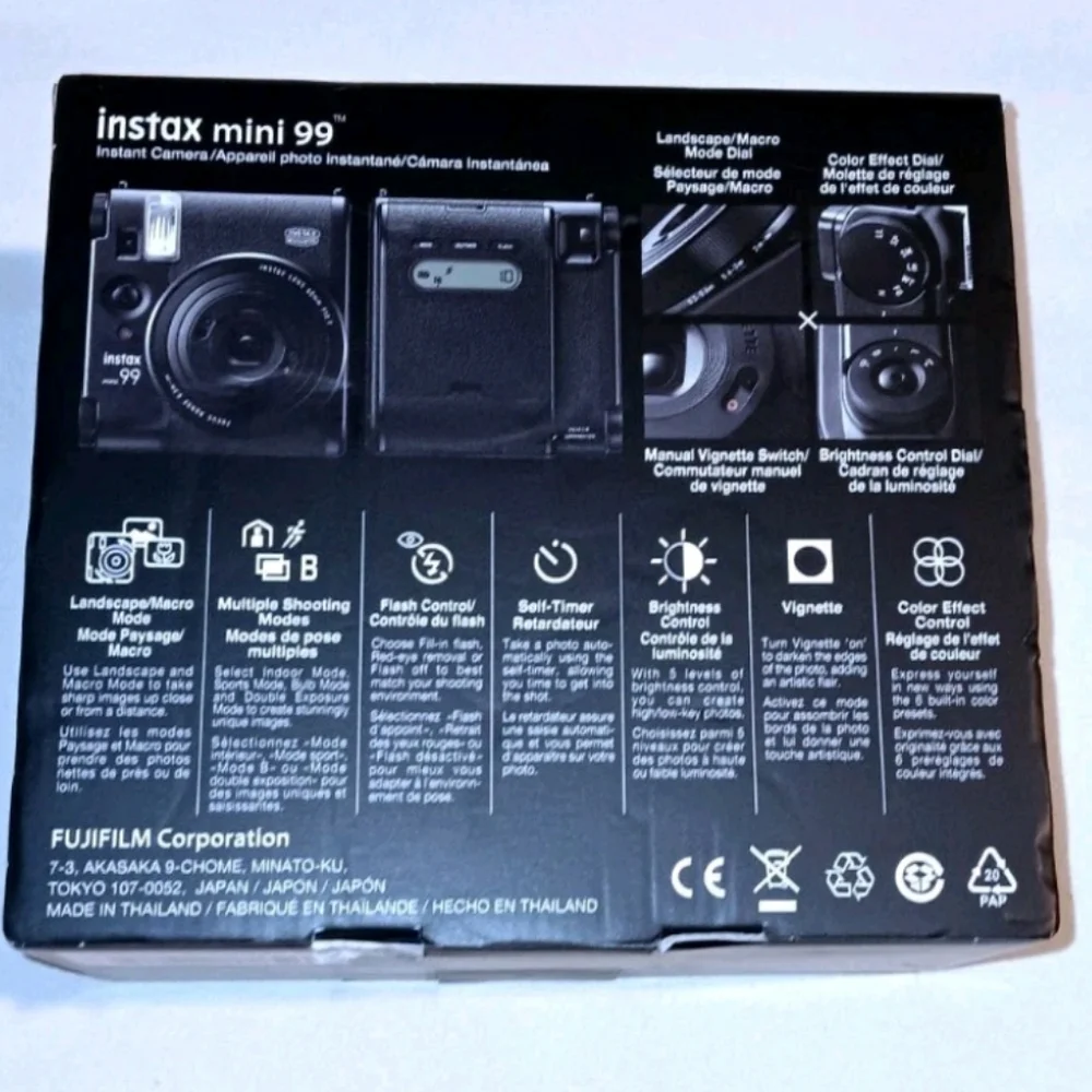 Fujifilm Instax Mini 99 Black Instant Camera